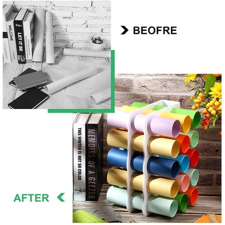 Outus 2 Pieces 15-Holes Vinyl Storage Rack Vinyl Roll Holder Multiple Large Holes Vinyl Roll Storage Acrylic Storage Organizer Aperture for Vinyl Rolls and More 12 x 7.8 x 2.3 Inch Clear Outus 2 Pieces 15-Holes Vinyl Storage Rack Vinyl Roll Holder Multiple Large Holes Vinyl Roll Storage Acrylic Storage Organizer Aperture for Vinyl Rolls and More 12 x 7.8 x 2.3 Inch Clear